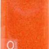 Dekosand 0.5mm orange - Flasche eckig  Inhalt: 825gramm/ 550ml  Deckel: silber [6 Stk.]