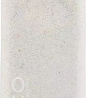 Dekosand 0.5mm weiss - Flasche eckig  Inhalt: 825gramm / 550ml  Deckel: silber [6 Stk.]