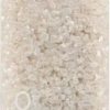 Glasgranulat 2-4mm perlmutt - Flasche eckig  Inhalt: 700gramm/ 550ml  Deckel: silber [6 Stk.]
