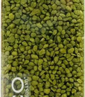 Granulat 2-3mm bambus - Flasche eckig  Inhalt: 825gramm/ 550ml  Deckel: silber [6 Stk.]