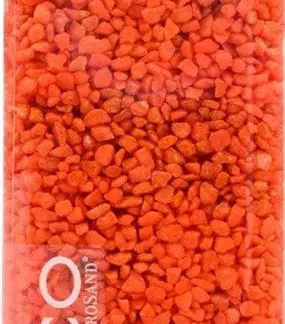 Granulat 2-3mm orange - Flasche eckig  Inhalt: 825gramm/ 550ml  Deckel: silber [6 Stk.]