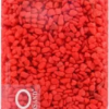 Granulat 2-3mm rot - Flasche eckig  Inhalt: 825gramm/ 550ml  Deckel: silber [6 Stk.]