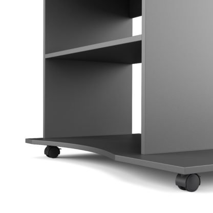 Schreibtisch mit Rollen EVAT anthrazit - Image 6
