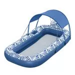 Schwimmliege Comfort Plush mit Sonnenschutzdach 190 x 104 cm