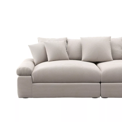 Bigsofa Cord AIMEE creme - Image 5