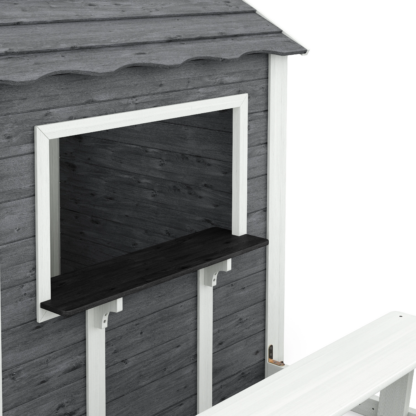 Spielhaus LODGE Holz 171 x 138 x 132 cm - Image 6