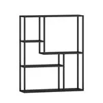 Wandregal Metall NITE 75 x 91 cm schwarz