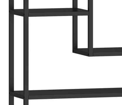 Wandregal Metall NITE 75 x 91 cm schwarz - Image 4