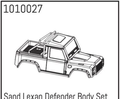 Sand Lexan Defender Body Set