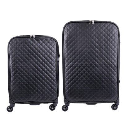 Reisekoffer Leder ODA 2er Set schwarz - Image 2