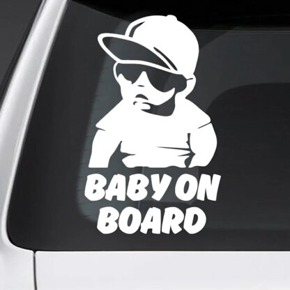 Lustige "Baby on Board" Aufkleber - Image 3