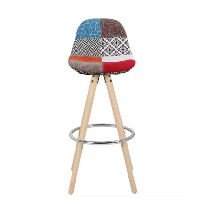 Barhocker AMALIA 2er Set bunt/natur - Image 2