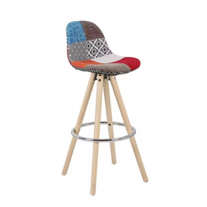 Barhocker AMALIA 2er Set bunt/natur - Image 3