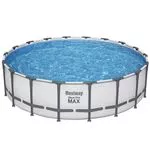 Bestway Pool Komplett-Set hellgrau 549 x 132 cm