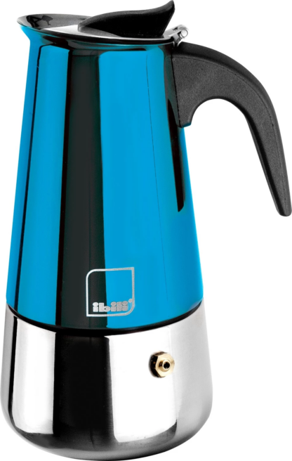Espressokocher Moca blu 185 ml Für die Zubereitung von aromatischem Espresso