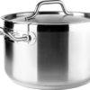 Kochtopf hoch Ebbe 18 cm Vielseitiger Topf mit Edelstahldeckel für verschiedene Anwendungen