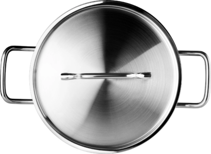 Kochtopf hoch Ebbe 18 cm Vielseitiger Topf mit Edelstahldeckel für verschiedene Anwendungen - Image 2