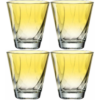 Leonardo Trinkglas Twist 215 ml, 4 Stück, Gelb