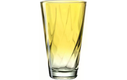 Leonardo Trinkglas Twist 300 ml, 4 Stück, Gelb - Image 2