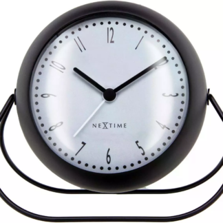 NeXtime Klassischer Wecker Bubble Schwarz