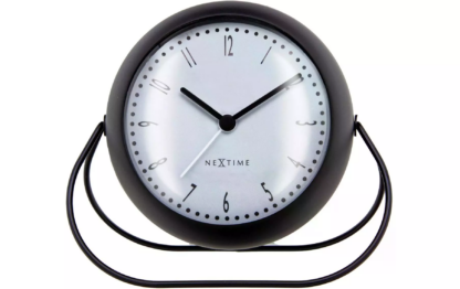 NeXtime Klassischer Wecker Bubble Schwarz