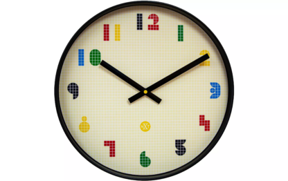 NeXtime Wanduhr Bit Ø 35 cm, Mehrfarbig