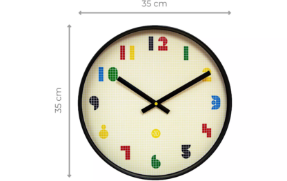 NeXtime Wanduhr Bit Ø 35 cm, Mehrfarbig - Image 7