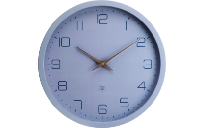 NeXtime Wanduhr Eco Ø 30 cm, Blau