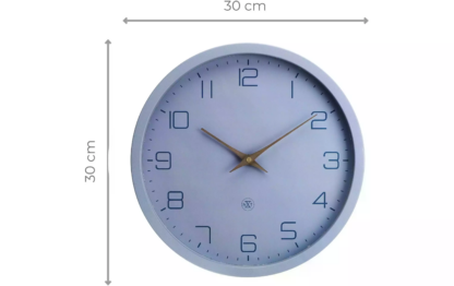 NeXtime Wanduhr Eco Ø 30 cm, Blau - Image 4