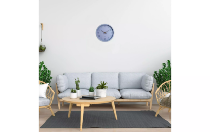 NeXtime Wanduhr Eco Ø 30 cm, Blau - Image 5