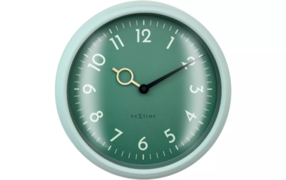 NeXtime Wanduhr Golden Hour Ø 30.5 cm, Blaugrün