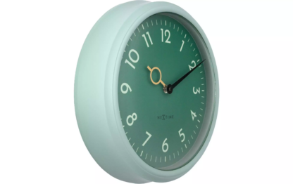 NeXtime Wanduhr Golden Hour Ø 30.5 cm, Blaugrün - Image 2