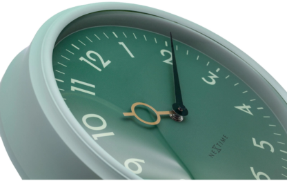 NeXtime Wanduhr Golden Hour Ø 30.5 cm, Blaugrün - Image 4