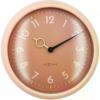 NeXtime Wanduhr Golden Hour Ø 30.5 cm, Pfirsich