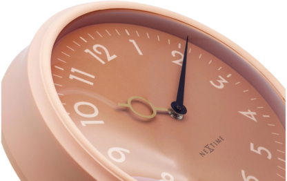 NeXtime Wanduhr Golden Hour Ø 30.5 cm, Pfirsich - Image 4