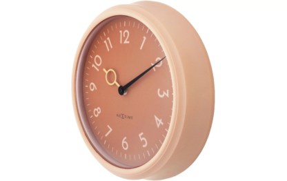 NeXtime Wanduhr Golden Hour Ø 30.5 cm, Pfirsich - Image 5
