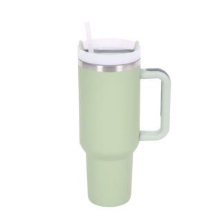 Thermobecher mit Strohhalm 1.1L mint