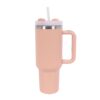 Thermobecher mit Strohhalm 1.1L rosa
