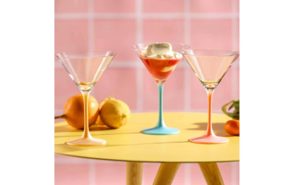 Leonardo Cocktailglas Brera 230 ml, 6 Stück, Himmelblau/Pfirsich/Rosa - Image 3