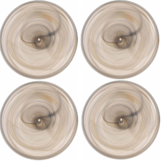 Leonardo Frühstücks- & Dessertteller Alabastro Ø 18 cm, 4 Stück,Beige