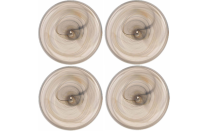 Leonardo Frühstücks- & Dessertteller Alabastro Ø 18 cm, 4 Stück,Beige