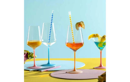 Leonardo Cocktailglas Brera 230 ml, 6 Stück, Himmelblau/Pfirsich/Rosa - Image 4