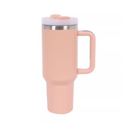 Thermobecher mit Strohhalm 1.1L rosa - Image 3