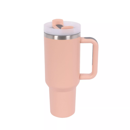 Thermobecher mit Strohhalm 1.1L rosa - Image 4
