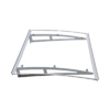 Vordach 135x100 cm Polycarbonat transparent