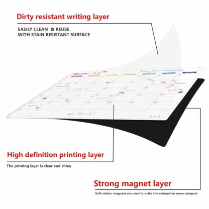 Magnetischer Kühlschrank-Kalender mit Stift - Image 4