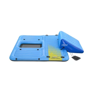 Badeinsel Summer Slide mit Wasserrrutsche 376 cm x 311 cm