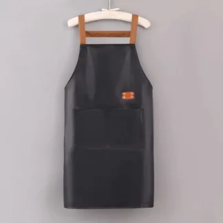 Grillschürze Wasserabweisende & ölresistente Schürze schwarz