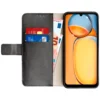Just in Case Pu-Leder Book Hülle Schwarz Xiaomi Redmi 13C