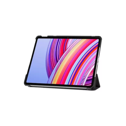 Just in Case Smart Tri-Fold Pu-Leder Book Hülle Schwarz Xiaomi Redmi Pad Pro - Image 3